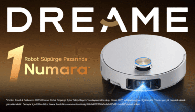 Dreame Technology 18 ülkede robot süpürge pazarının lideri oldu