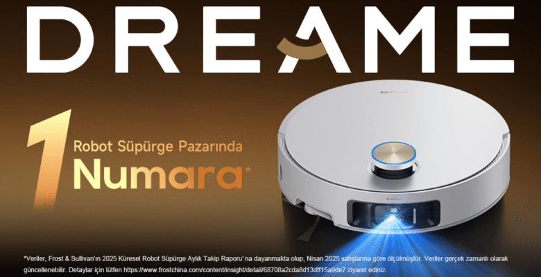 Dreame Technology 18 ülkede robot süpürge pazarının lideri oldu