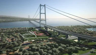 Dünyanın en uzun asma köprüsü yapılıyor