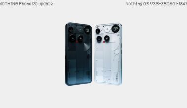 Nothing Phone 3 güncelleme konusunda hızlı başladı