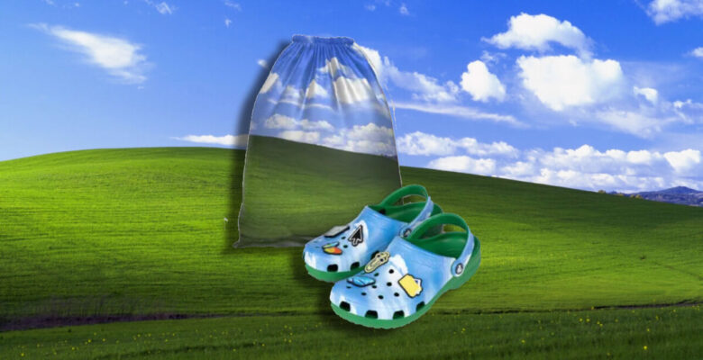 Windows XP temalı Crocs terlik tasarlandı