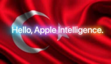 Apple Intelligence Türkçe oldu!