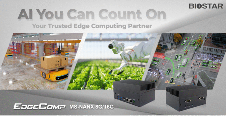 BIOSTAR’dan Uç Bilişim İçin Yapay Zeka Canavarı: EdgeComp MS-NANX