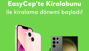 Elektronik eser kiralamada EasyCep ve Kiralabunu güçlerini birleştirdi