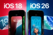 iOS 26 iOS 18 üzere olsun