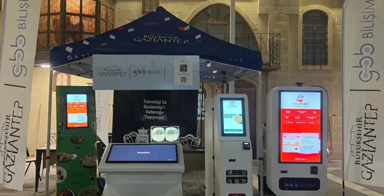 Yeni nesil kiosklar Gaziantep’te hizmete girdi