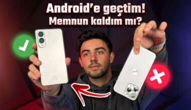 10 yıllık iPhone kullanıcısı olarak Android’e geçtim! Tüm deneylimlerim!