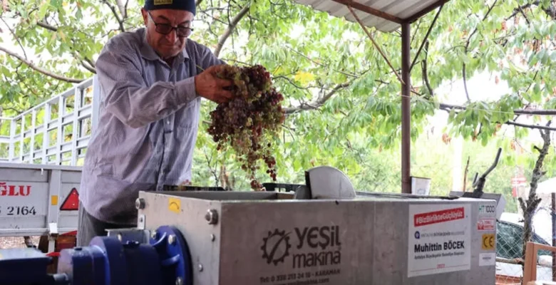 Antalya’da pekmez üreticisine teknolojik destek