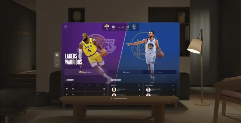 Apple ve NBA işbirliği:Vision Pro ile canlı maç izlenebilecek