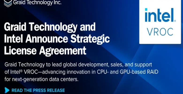 Graid Technology ve Intel stratejik lisans anlaşmasını duyurdu