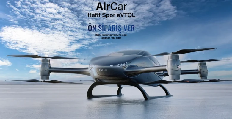 Hayaldi gerçek oldu! AirCar ön siparişe açıldı!