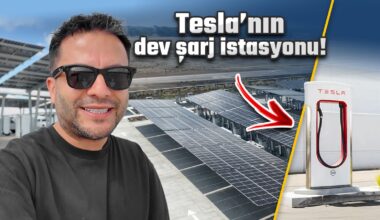 Tesla’nın dev şarj istasyonuna girdik Tesla’nın dev şarj istasyonuna girdik