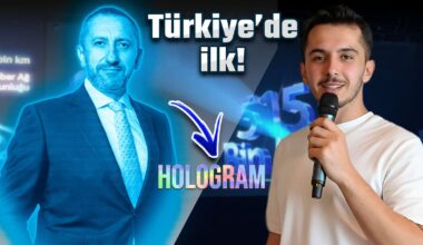 Türkiyede bir ilk! Hologram teknolojisi ile röportaj gerçekleştirdik