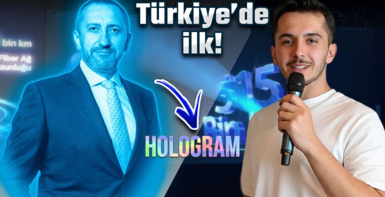 Türkiyede bir ilk! Hologram teknolojisi ile röportaj gerçekleştirdik