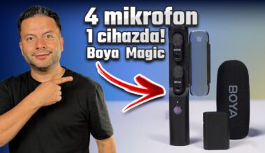 Yapay zekalı yaka mikrofonu Boya Magic