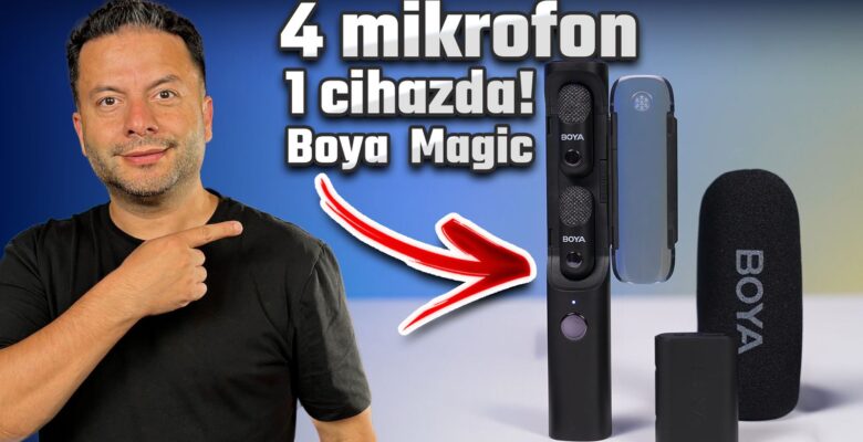 Yapay zekalı yaka mikrofonu Boya Magic