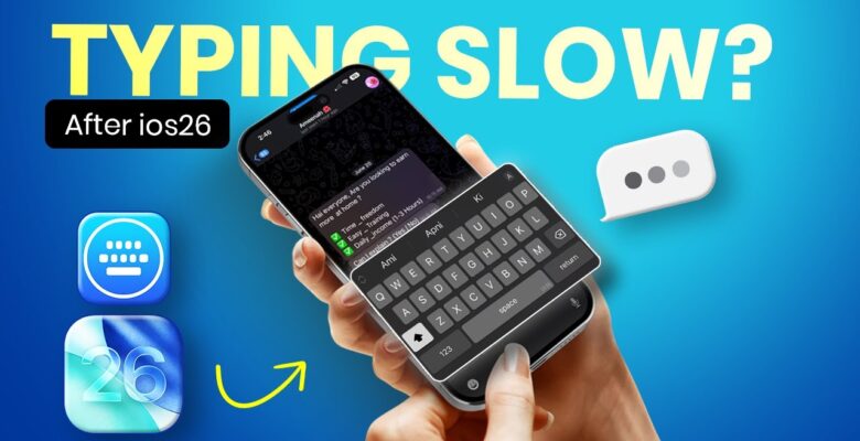 Yavaş yazmıyorsunuz! iOS 26’da klavye yanlışı var!