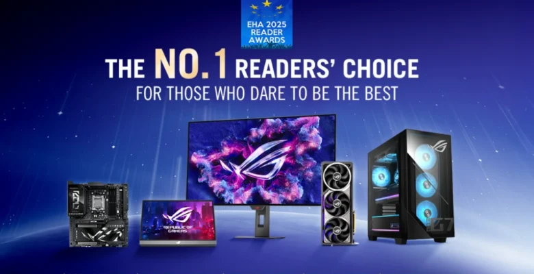 ASUS 2025 European Hardware Association Reader’a damga vurdu