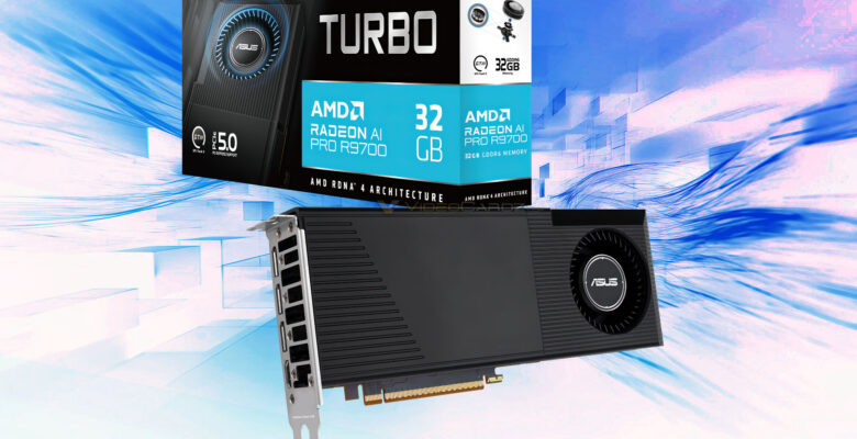 ASUS Turbo Radeon AI Pro R9700 32GB ekran kartı tanıtıldı