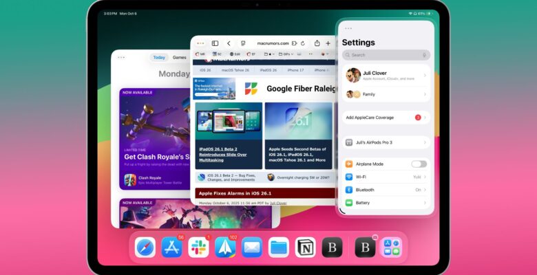 iPadOS 26.1 güncellemesi çıktı