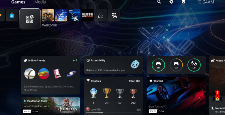 PS5 arayüzde büyük değişim!