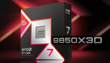 AMD Ryzen 7 9850X3D ortaya çıktı!