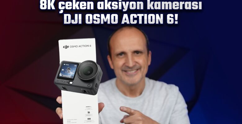 DJI Action 6: 8K Video Çeken Aksiyon Kamerası Kutudan Çıkıyor!