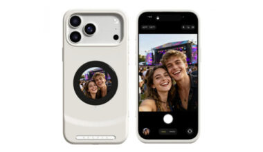 iPhone 17 Pro için microSD kartlı ve ekranlı kılıf: Selfix