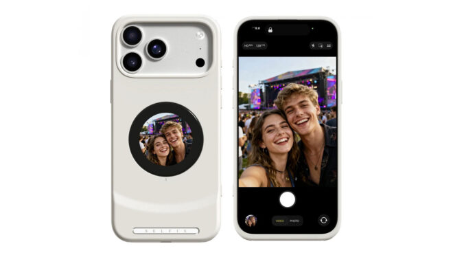 iPhone 17 Pro için microSD kartlı ve ekranlı kılıf: Selfix
