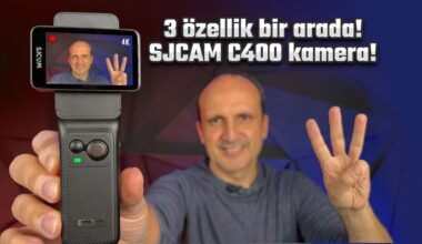 SJCAM C400 Aksiyon, Vlog ve Gimbal: Hepsi bir Arada