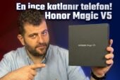 Türkiye’de ilk! En ince katlanır telefon Honor Magic V5 kutudan çıkıyor