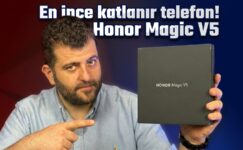Türkiye’de ilk! En ince katlanır telefon Honor Magic V5 kutudan çıkıyor
