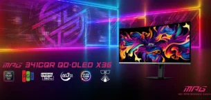 MSI MEG X ve MPG 341CQR QD-OLED X36 CES 2026’da Tanıtıldı