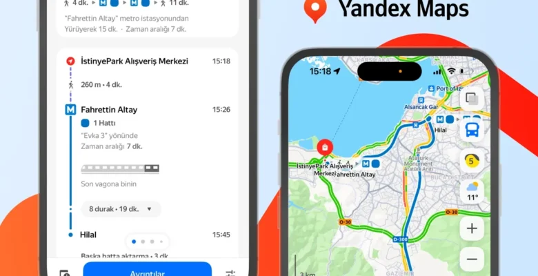 Yandex Maps, en uygun metro vagonu öneriyor