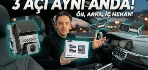 3 Kameralı Araç İçi Kamerası! SJCam M60 İnceleme