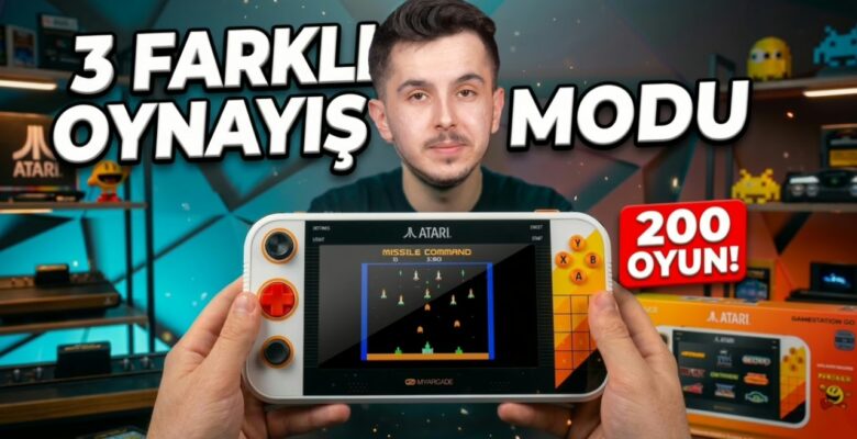Geçmişe Götüren El Konsolu! MyArcade Atari Gamestation Go İnceleme!