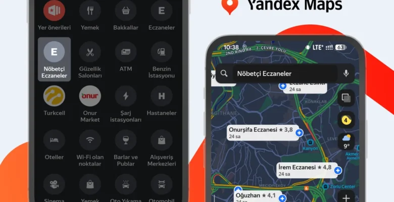 Yandex Maps’te nöbetçi eczanelere erişimi kolaylaştırdı