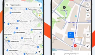 Deprem toplanma alanları Yandex’e eklendi