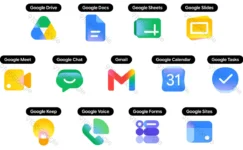 Google Uygulama İkonları Baştan Aşağı Değişiyor!