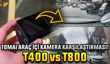 Hangi Araç Kamerası? 70mai T400 vs 70mai 4KT800 Karşı Karşıya