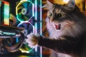 Kedi RTX 4090 Yanarken Sahibini Uyardı!