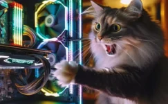 Kedi RTX 4090 Yanarken Sahibini Uyardı!