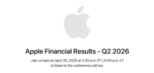 Apple Q2 2026 Kazanç Çağrısı Nasıl Canlı İzlenir?