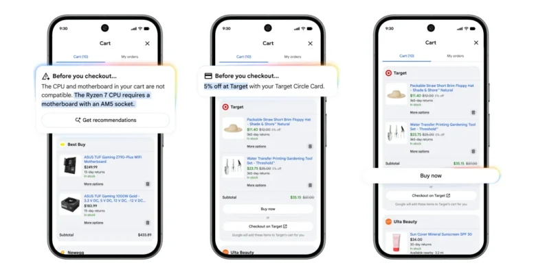 Google’dan Yeni Alışveriş Asistanı Universal Cart