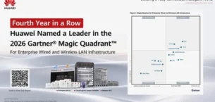Huawei, 2026 Gartner® Magic Quadrant™ Kurumsal Kablolu ve Kablosuz LAN Altyapısı Raporu’nda 4’üncü kez üst üste lider seçildi