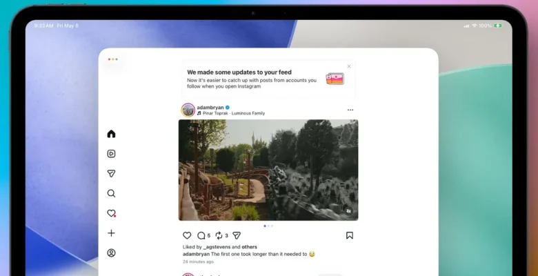 Instagram iPad Uygulamasında Büyük Değişiklik