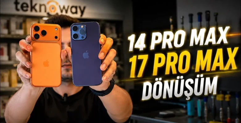 iPhone 14 Pro Max’i iPhone 17 Pro Max’e Dönüştürdük!