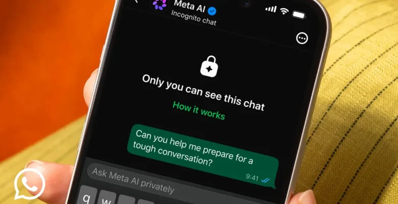WhatsApp Meta AI için Incognito Sohbet Özelliğini Duyurdu