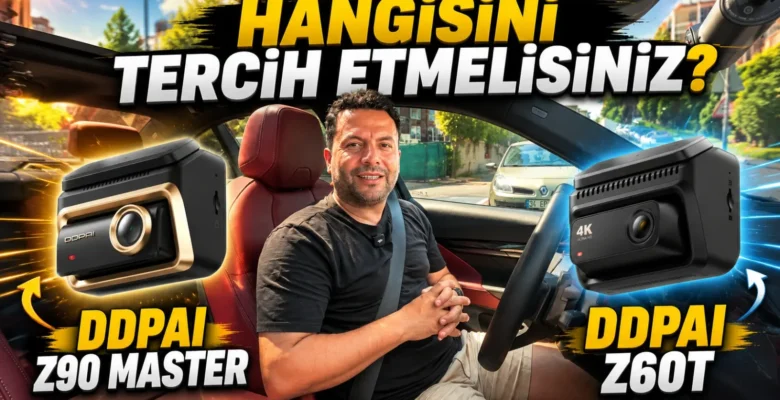 3’lü araç içi kamerası DDPIA Z90 Master ve Z60T inceleme