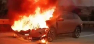 Çatalca’da Yanan Opel Otomobil Elektrikli Değilmiş
